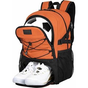 Goloni Soccer Basketball Backpack with Ball Compartment & Shoe Compartment